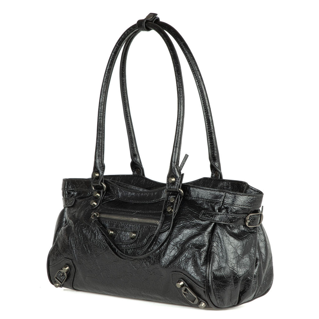 9273 black, Женская кожаная сумка, Barcelo Biagi