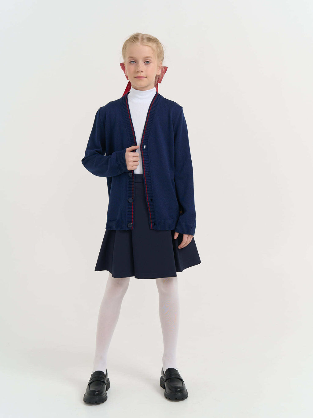 Кардиган вязаный Синий 7+ - Bungly фото 4