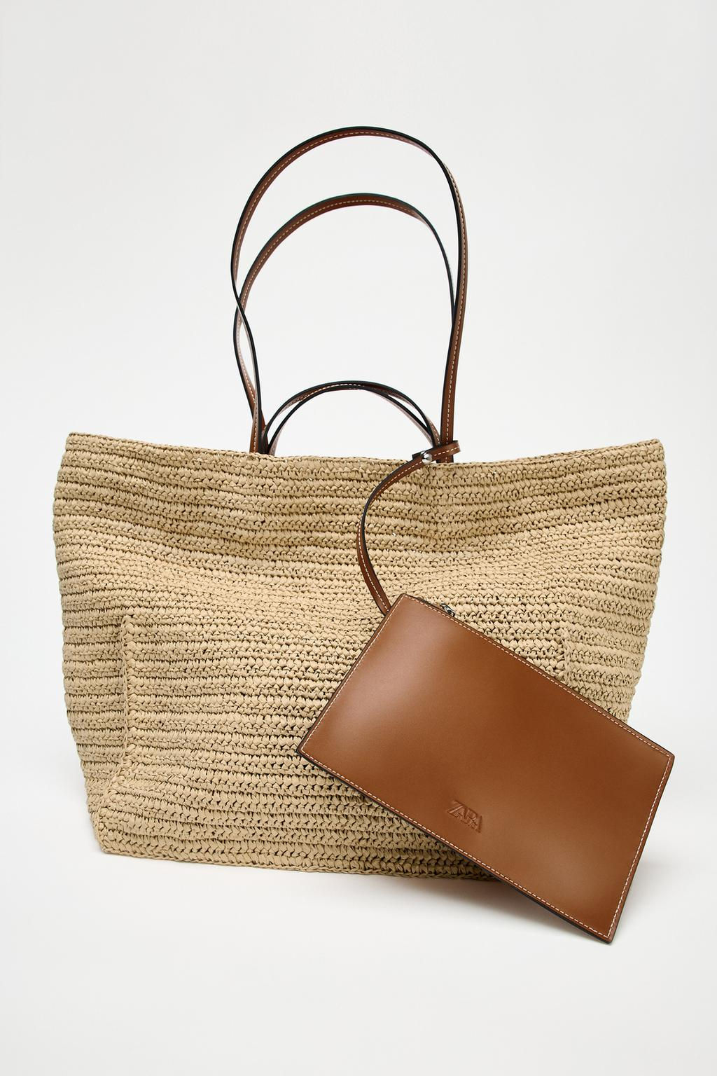 WOVEN TOTE BAG - Zara фото 8