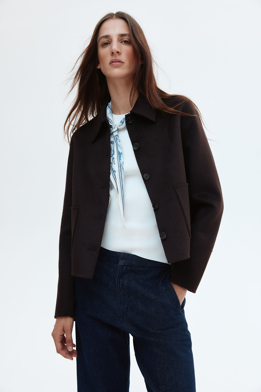 Chaqueta artesanal en mezcla de lana - H&m фото 2