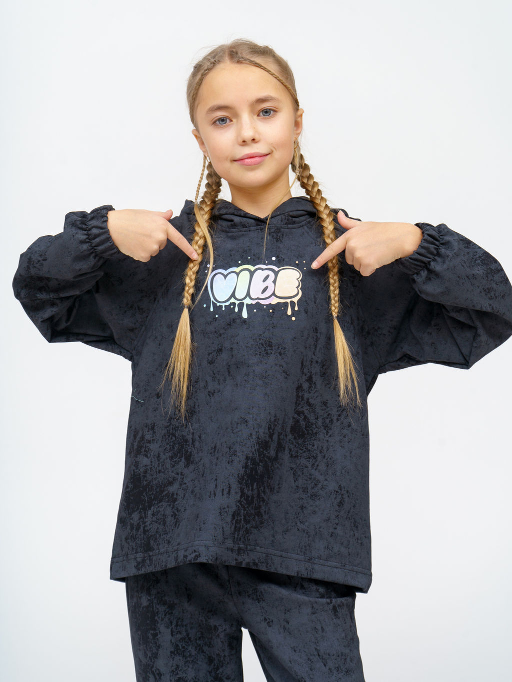 966Д Костюм детский "Черный/винтаж"