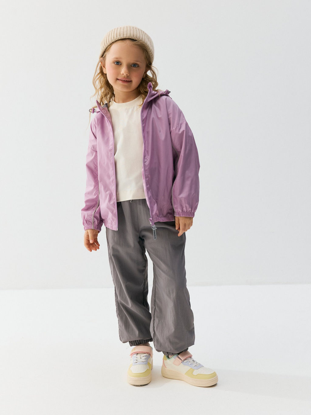 Брюки ветрозащитные Серебро с хлопковым подкладом - Bungly фото 9