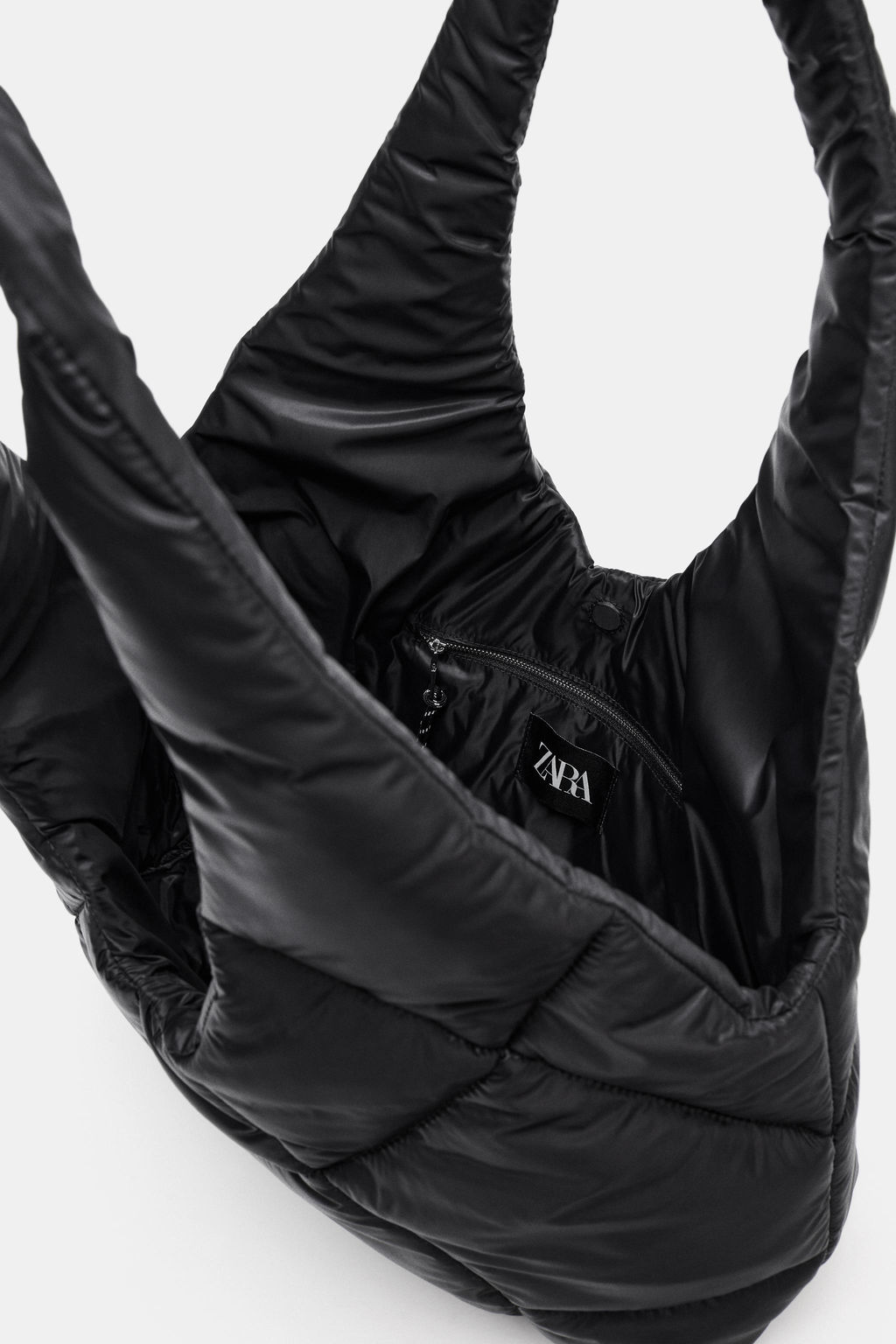 QUILTED EFFECT SHOPPER BAG - Zara фото 5