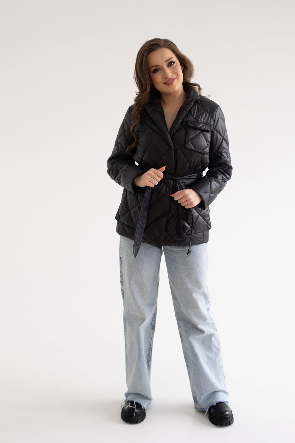 Куртка женская демисезонная 24230 (черный) - Kankan фото 2