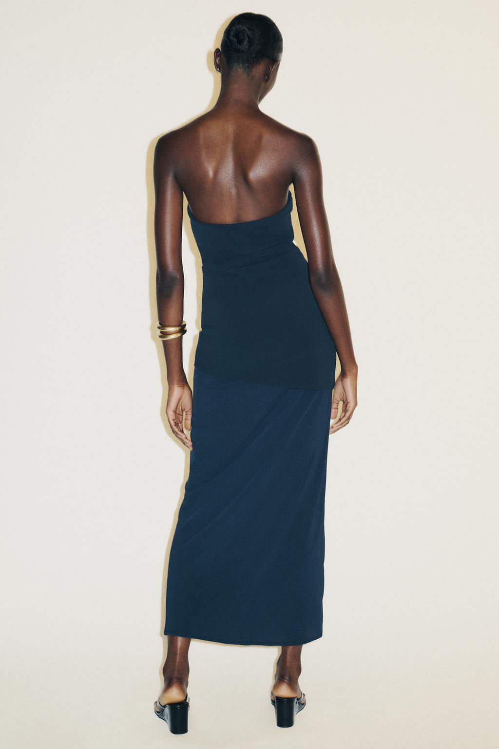 STRAPLESS DRESS - Zara фото 5
