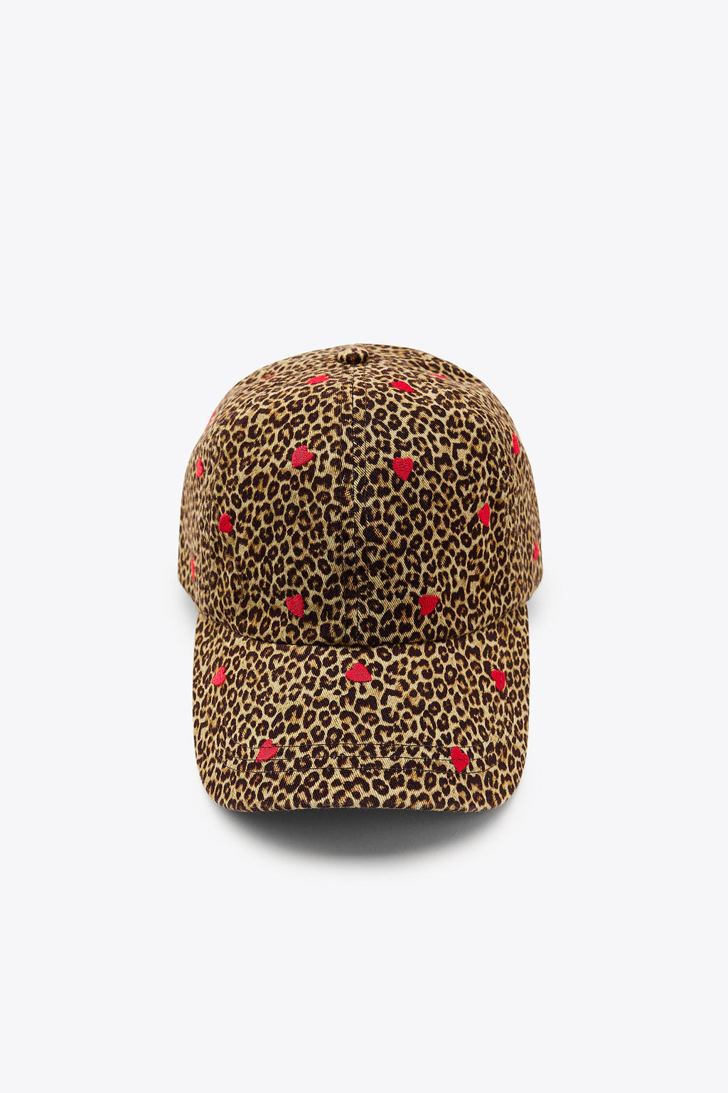 EMBROIDERED ANIMAL PRINT TWILL CAP - Zara фото 6