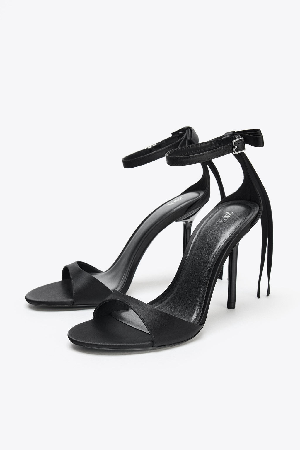 BOW ANKLE STRAP SANDALS - Zara фото 14
