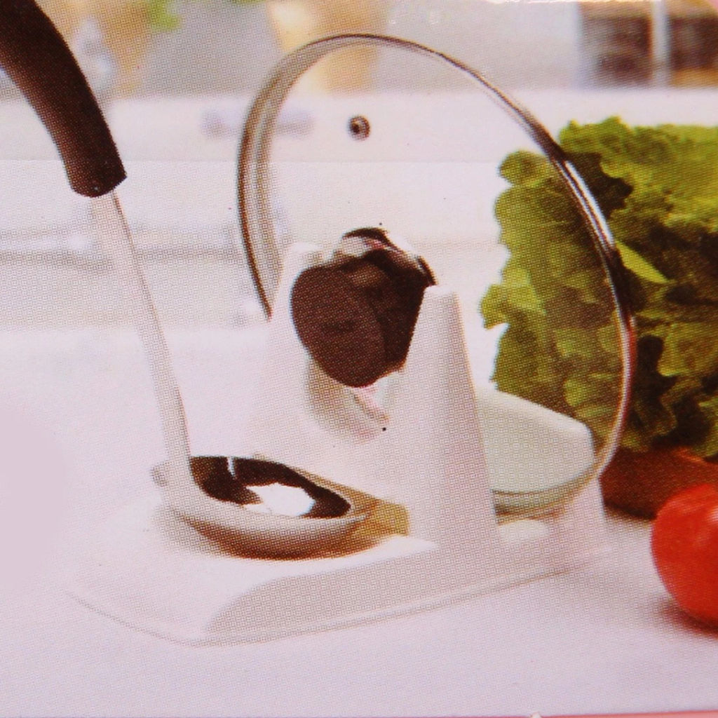 Цена за 4 шт. Подставка для крышки и ложки пластиковая 20,5*12,5*12,5см