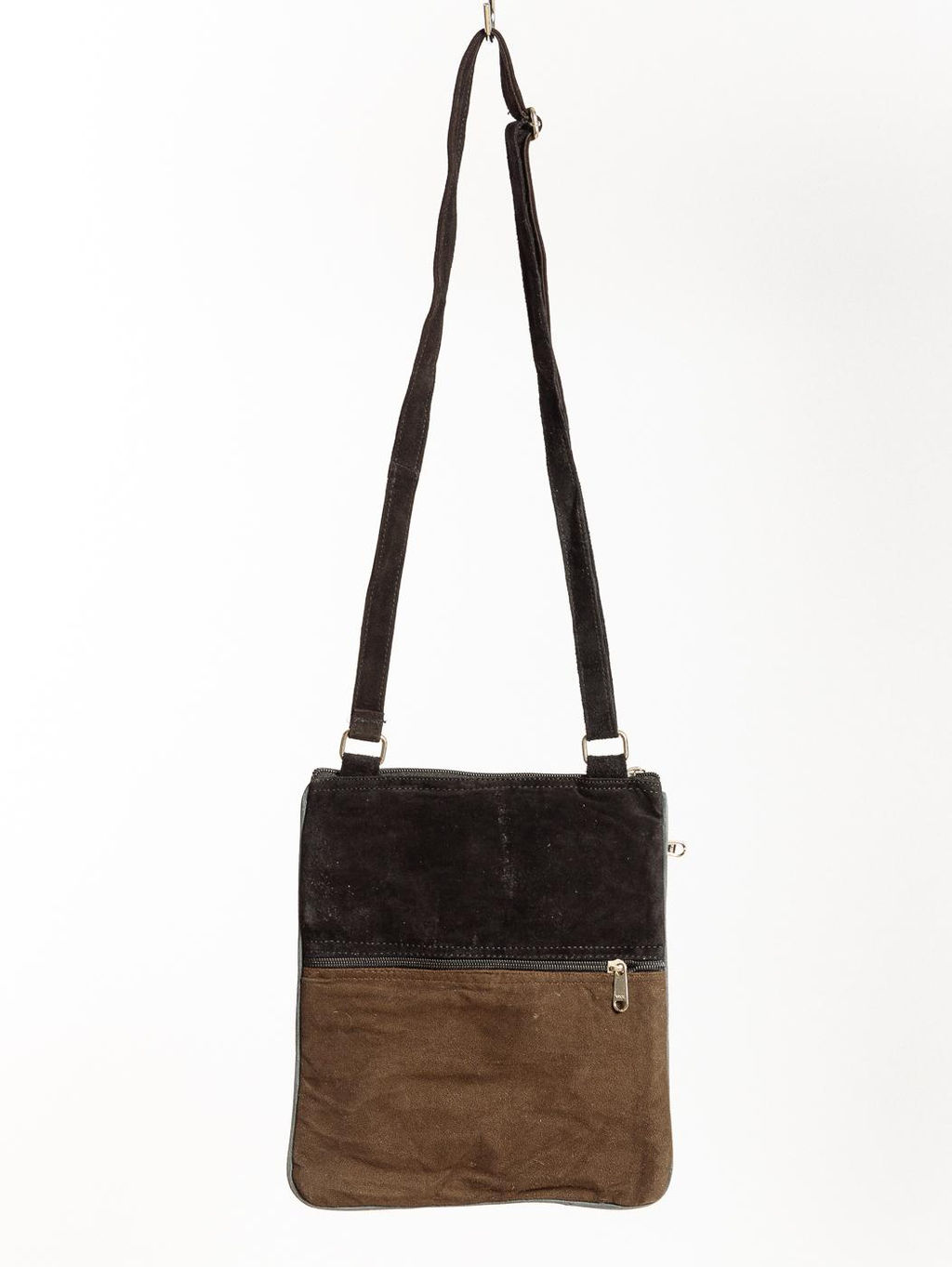 Сумка замшевая в ассортименте через плечо 1107/24 - Ганг фото 3