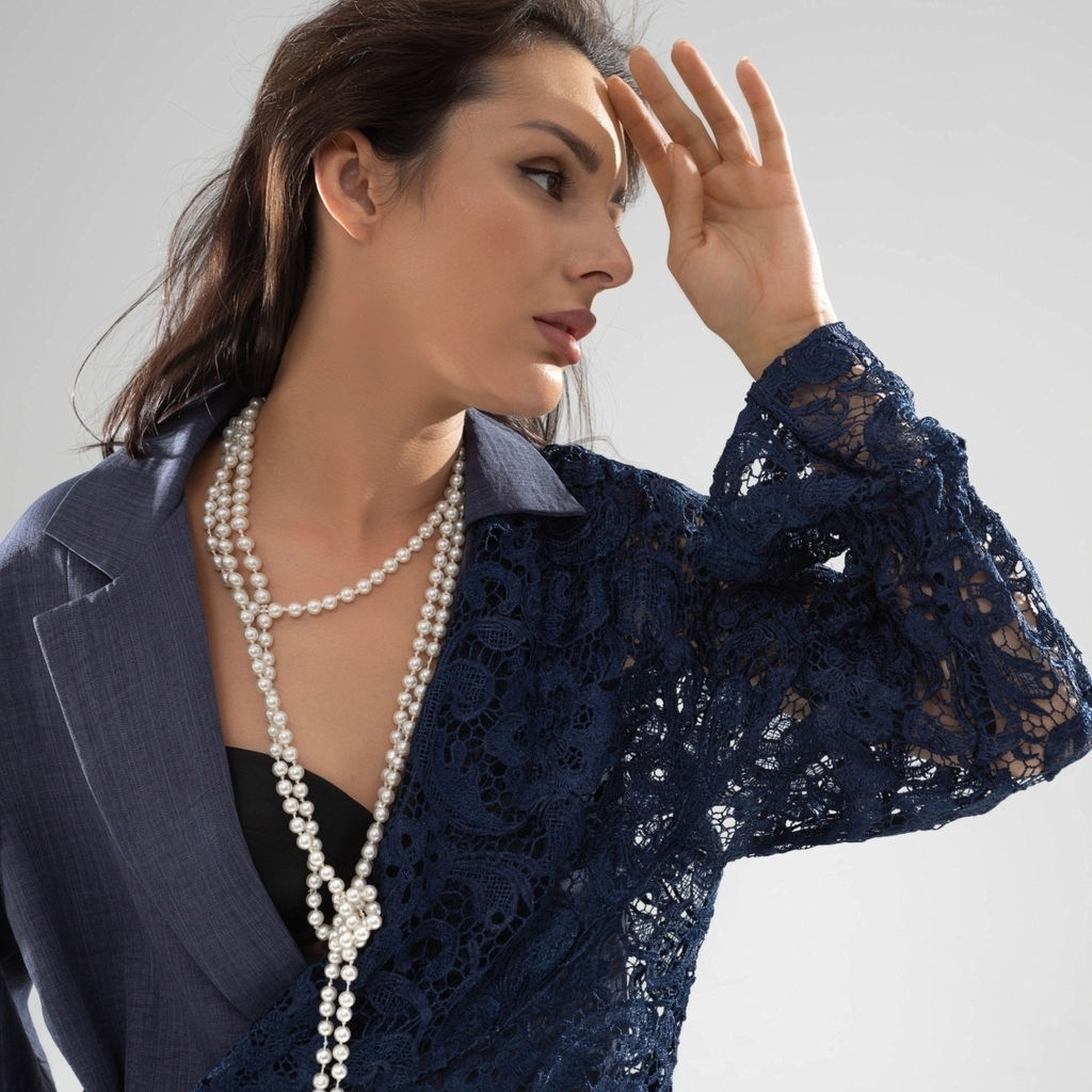 Жакет, Примкнуть к избранным (misty blue) - Charutti фото 3