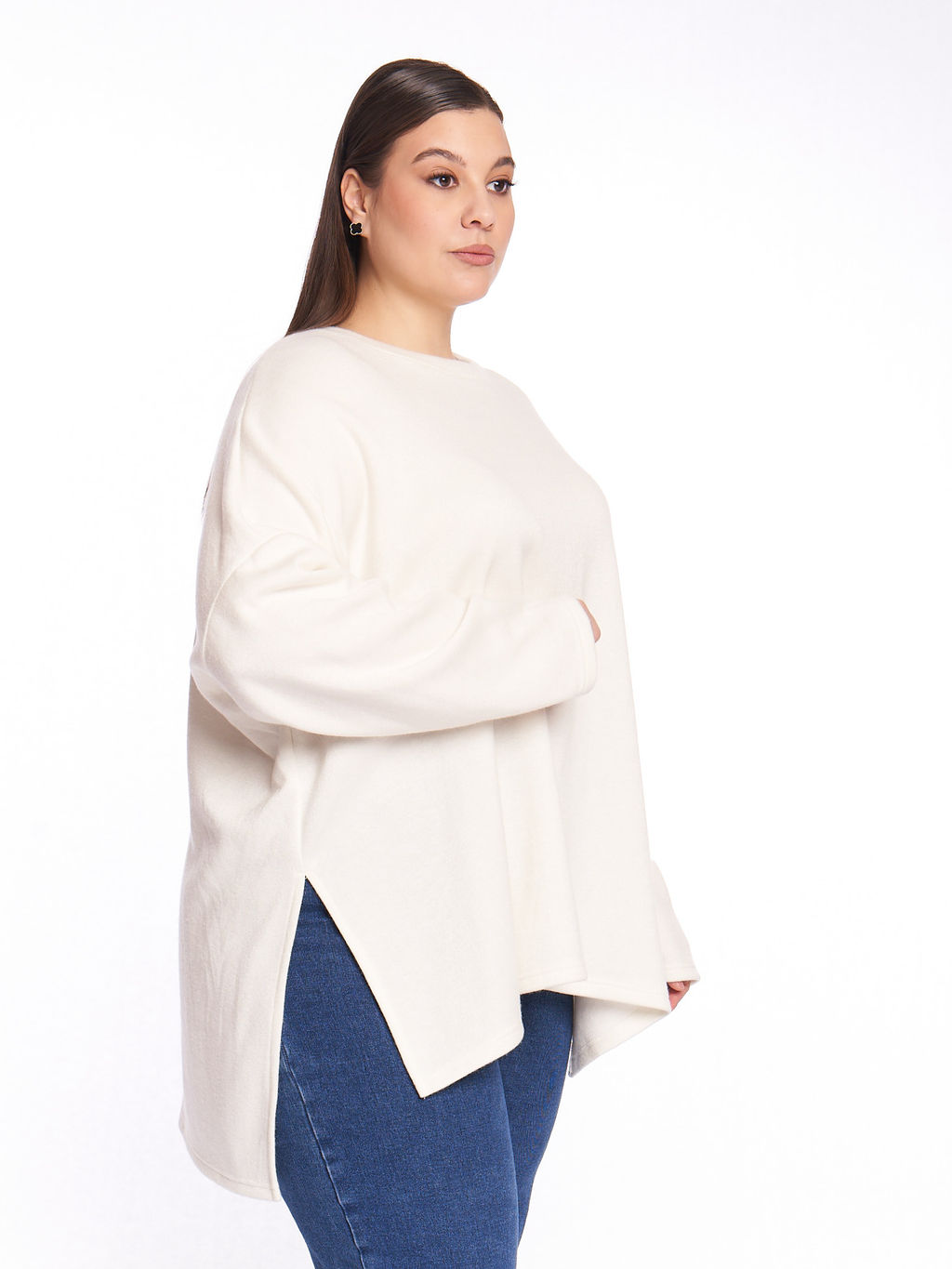 Джемпер из евроангоры TU26008WHT04