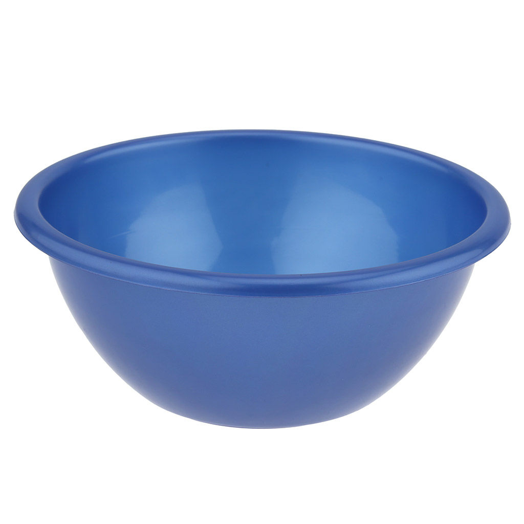 Салатник пластмассовый 1л, д18,5см, h7,5см, полипропилен, цвета микс (Россия)