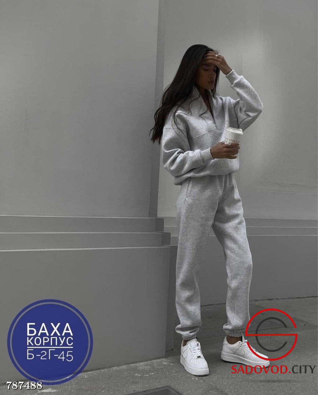 Женский спортивный костюм двойка - Bruno фото 4