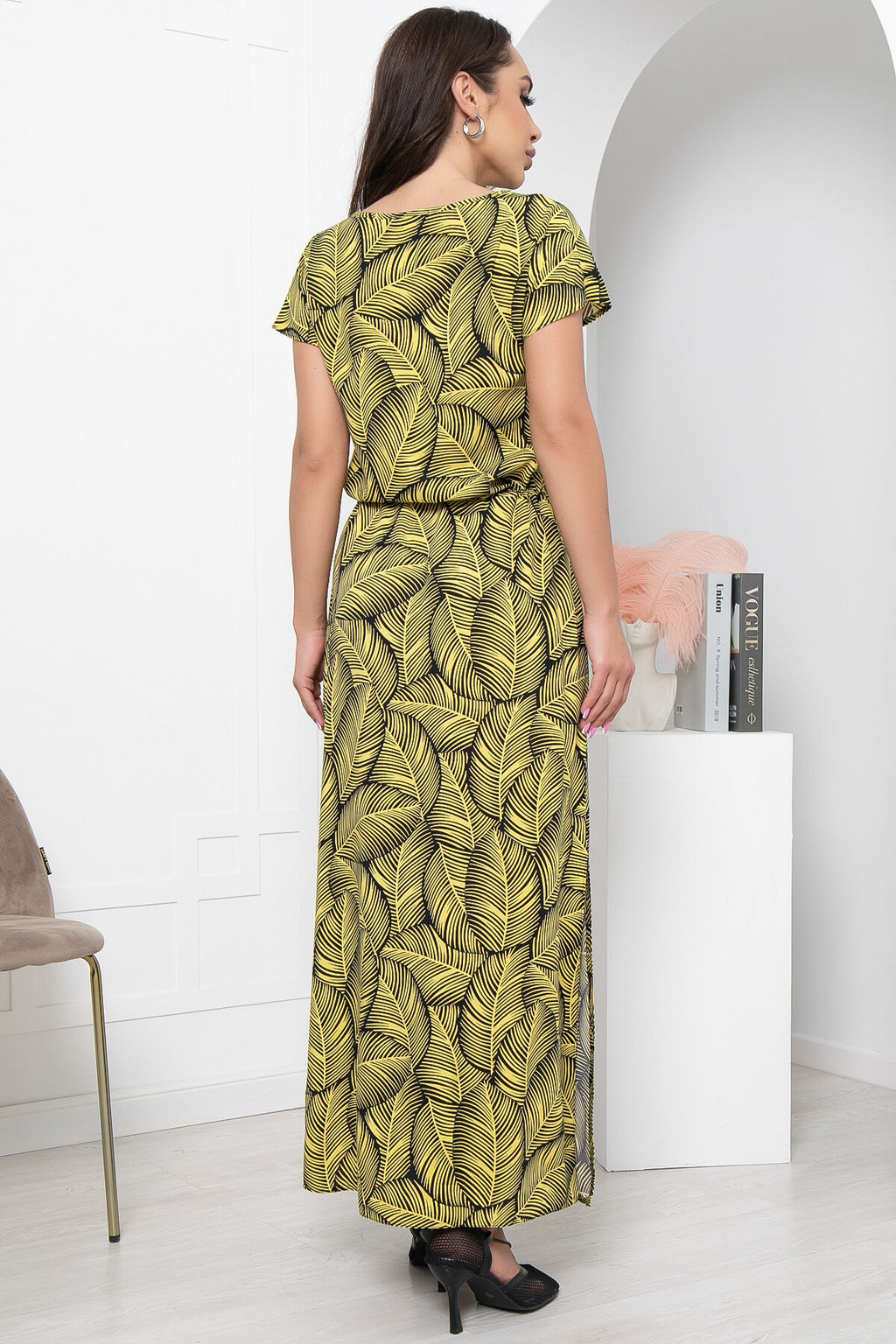 Платье Мэри (желтое) П6710 - Lt collection фото 12