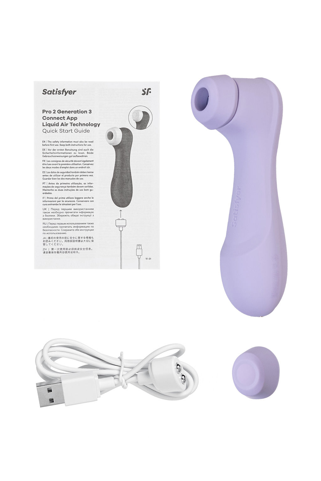Вакуумный стимулятор клитора Satisfyer Pro 2 Generation 3, Bluetooth/App, фиолетовый  фото 8