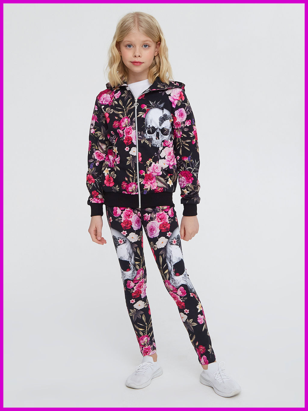 Толстовка "Beauty",розово-чёрный