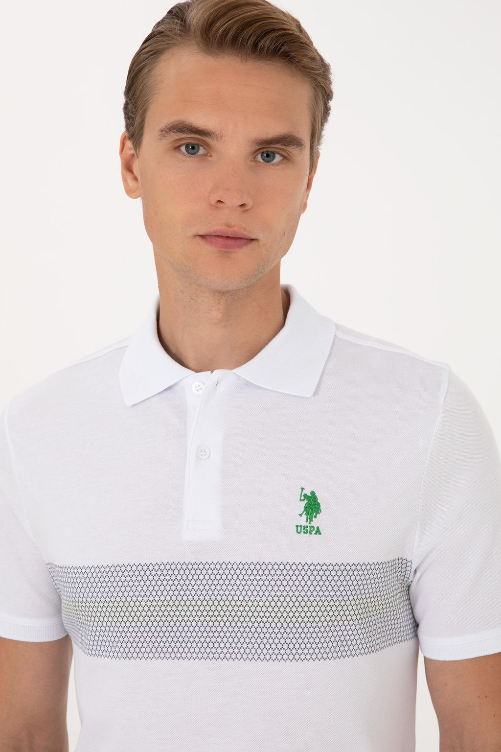 Erkek Regular Fit Polo Yaka A__k Pembe Ti__rt Sepette S_rpriz _ndirim - U.s. polo assn фото 2