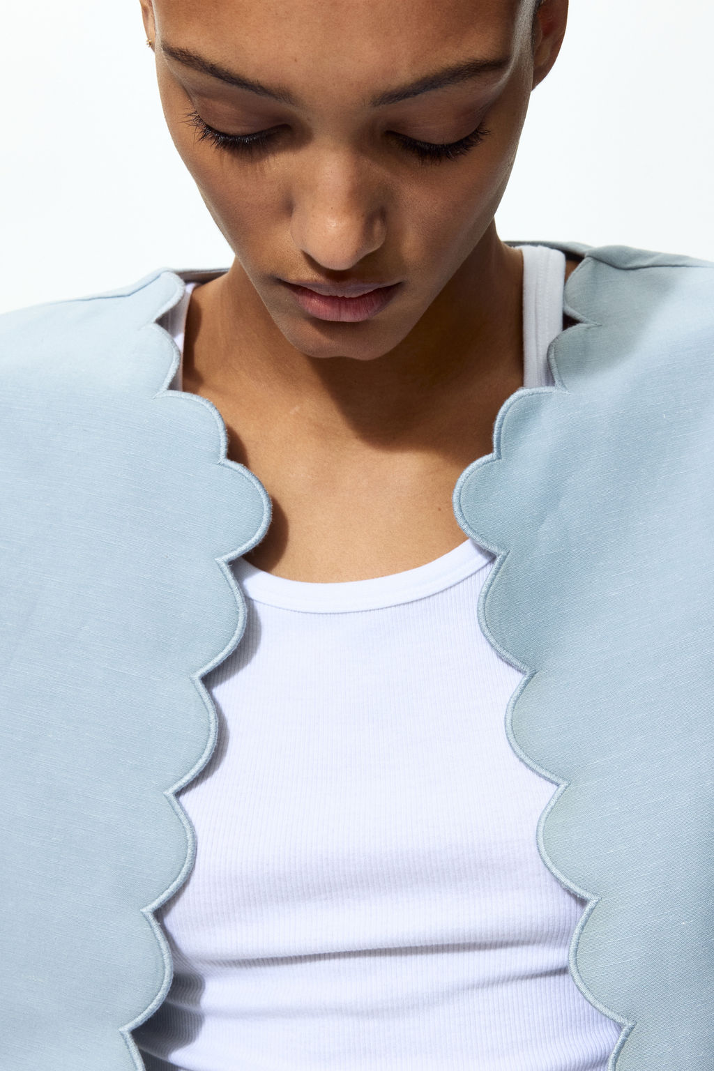 Chaqueta con ribetes festoneados - H&m фото 7