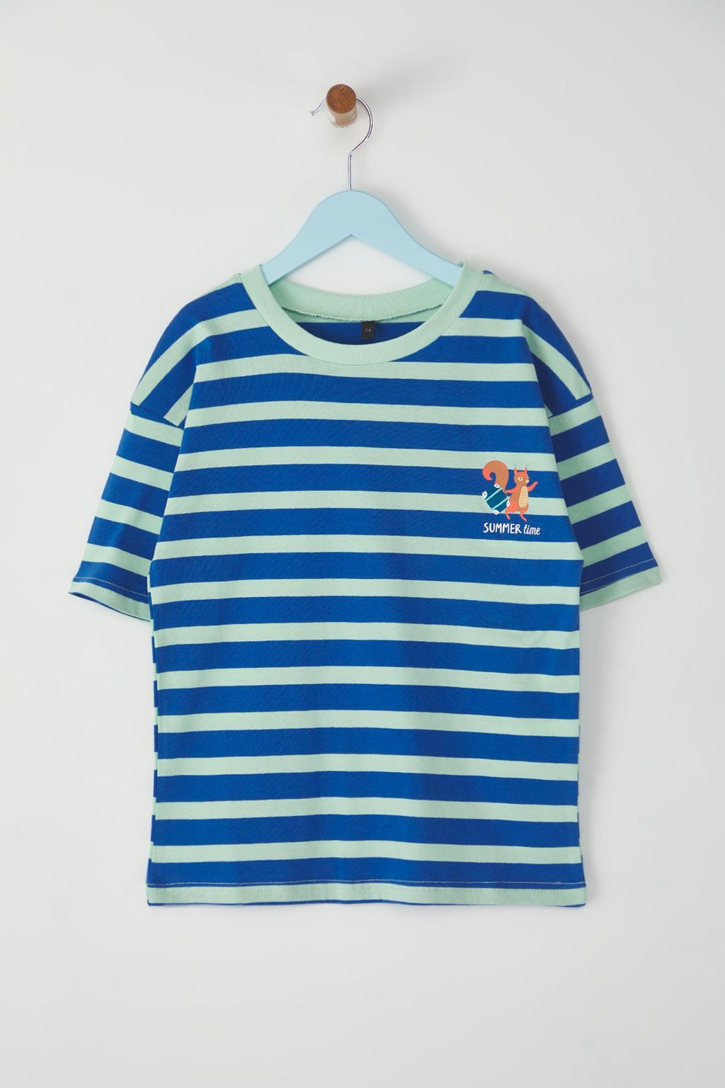 Bordo %100 Pamuk Unisex Cizgili Bask?l? Oversize Kal?p K?sa Kol Orme T-Shirt TKDSS25TS00037 - Trendyolmilla фото 6