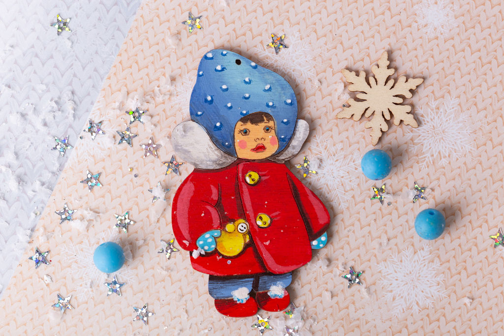 Заготовка для декорирования Mr. Carving ВД-1196 Набор фанера 0.3 см Детки №1 (5х8,5см., 6,7х9см.)  фото 4