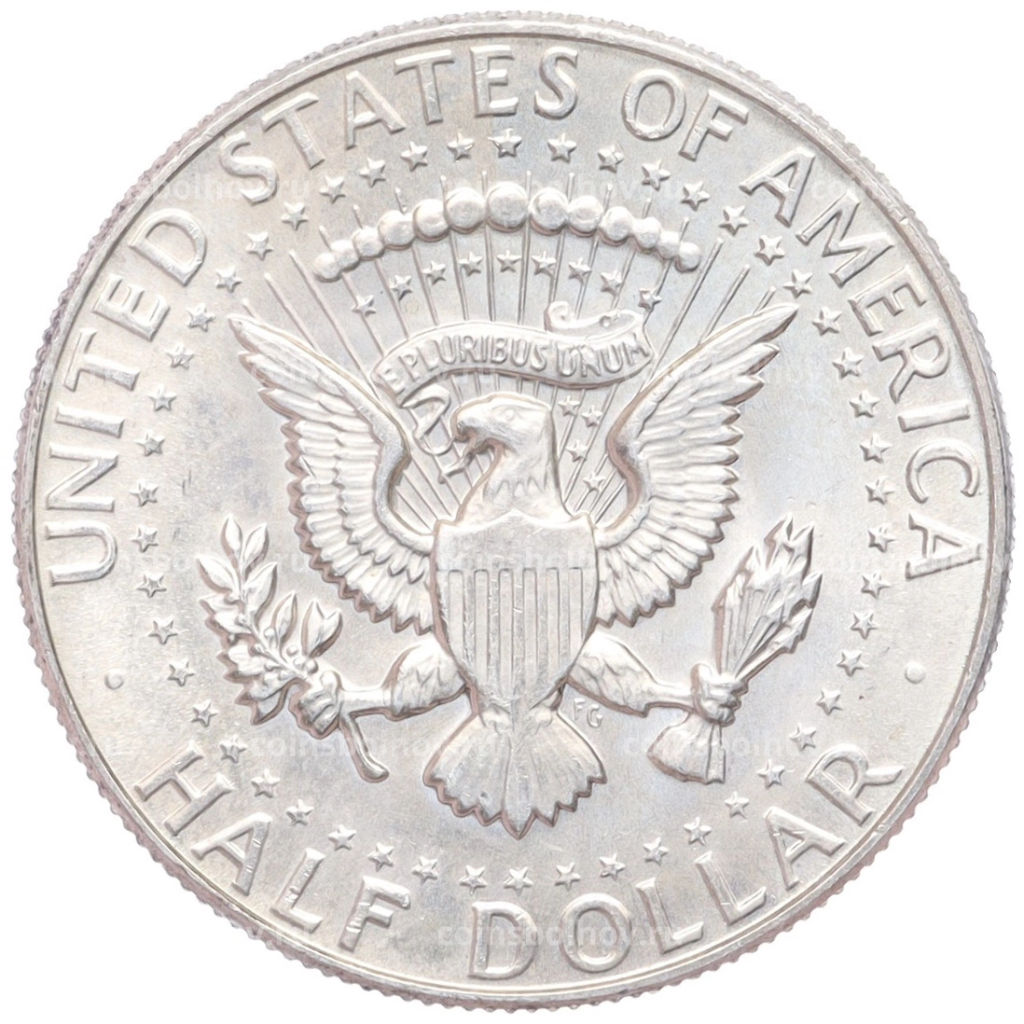 Монета 1/2 доллара (50 центов) 1966 года США