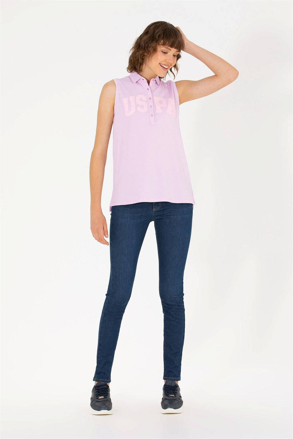 Женская футболка Magnolia с воротником поло - U.s. polo assn фото 11