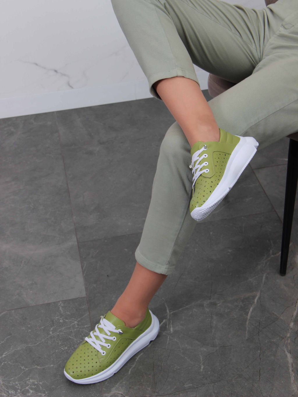 Кроссовки EDART 168.236143w. Авокадо - Ed'art фото 2