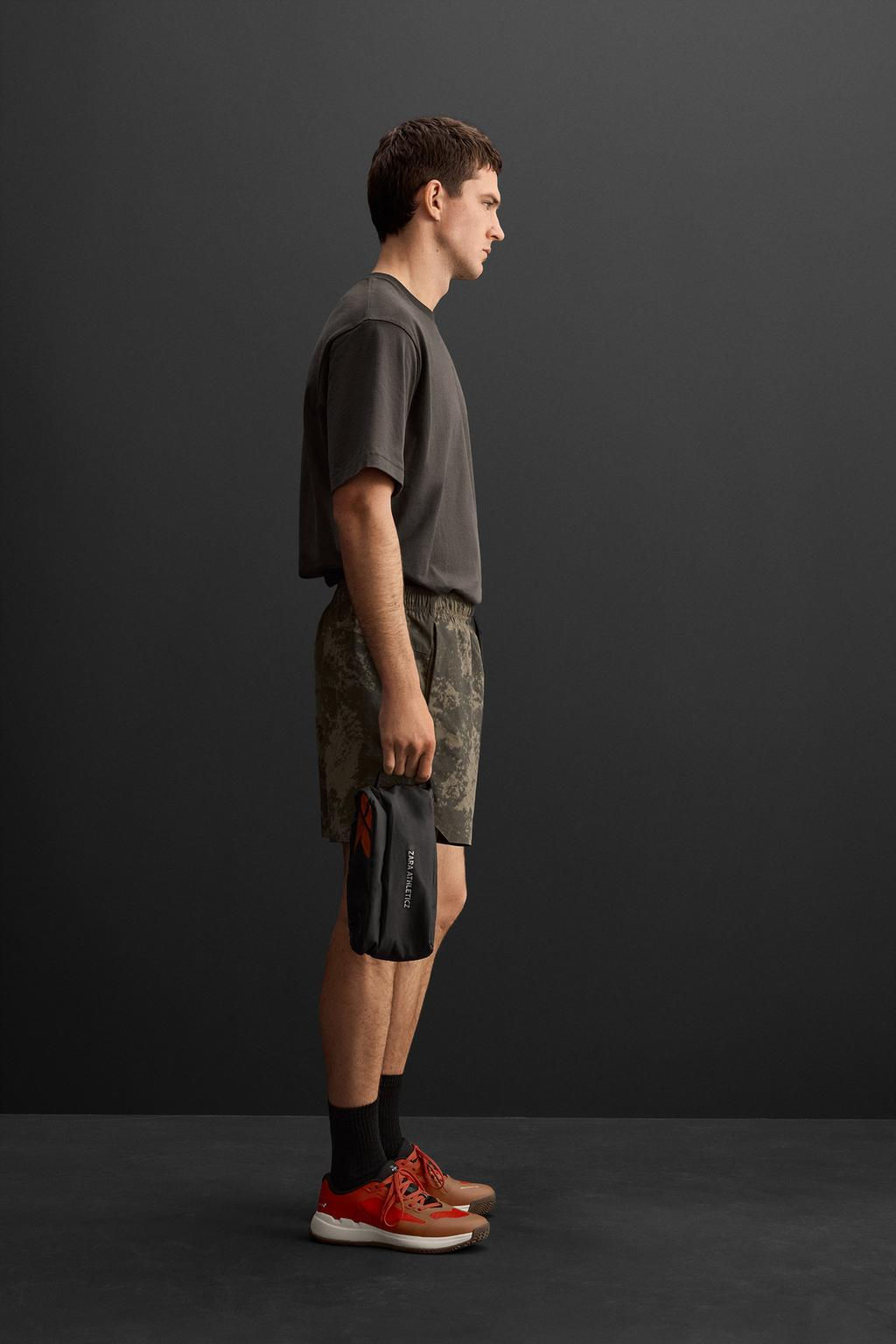 PRINTED TRAINING SHORTS - Zara фото 5