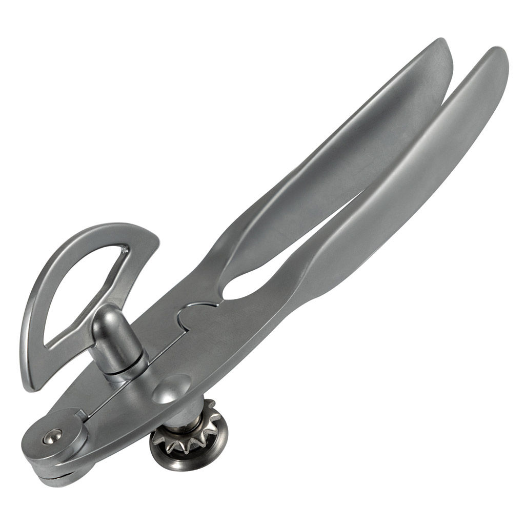 Консервовскрыватель металлический TalleR 17,1х4,2х6,6, цинковый сплав, никелированная матовая поверхность, в блистере (Китай) - Домашняя мода фото 3