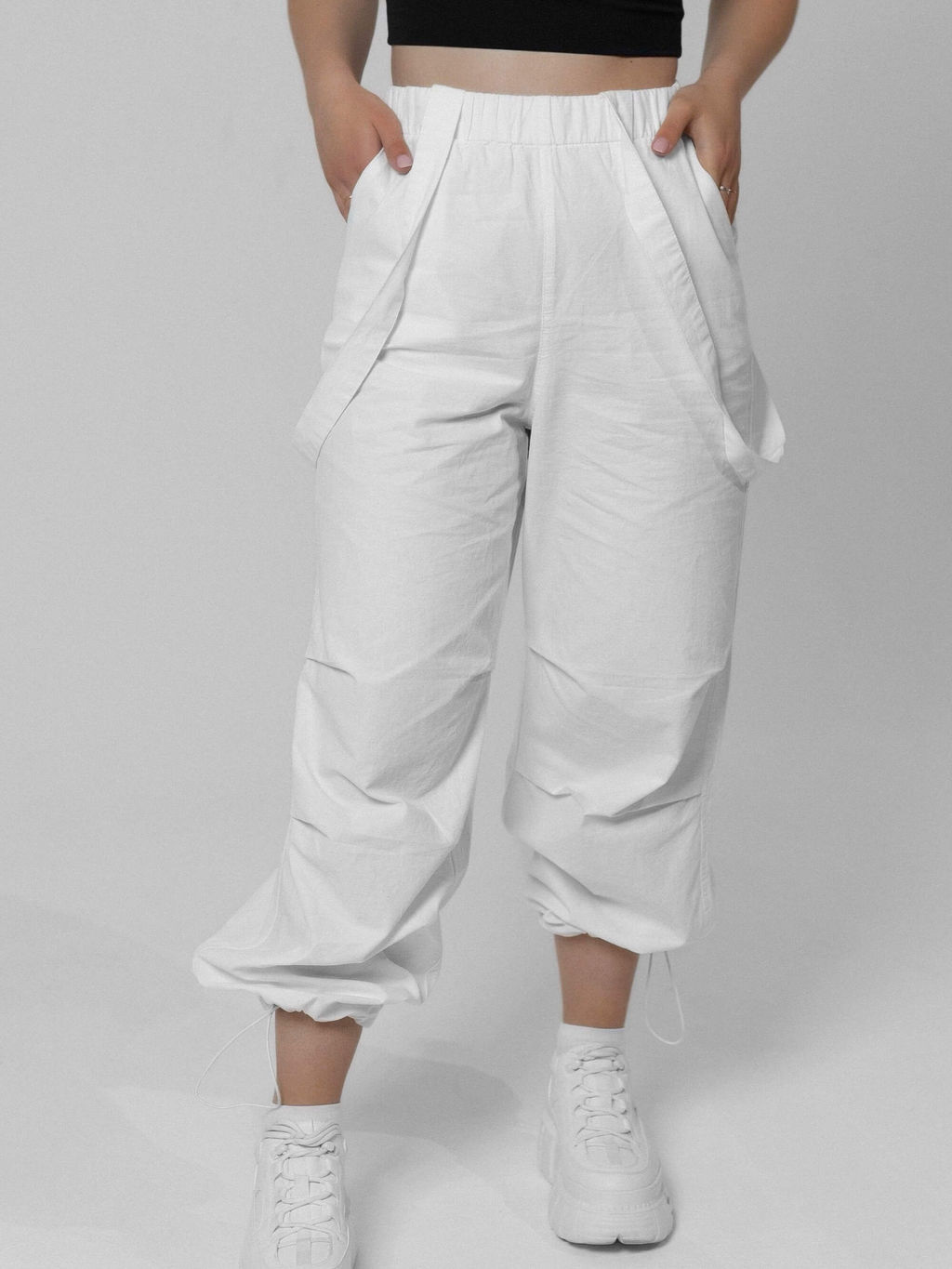 Брюки Иветта (белый) - Nadi bordo фото 5