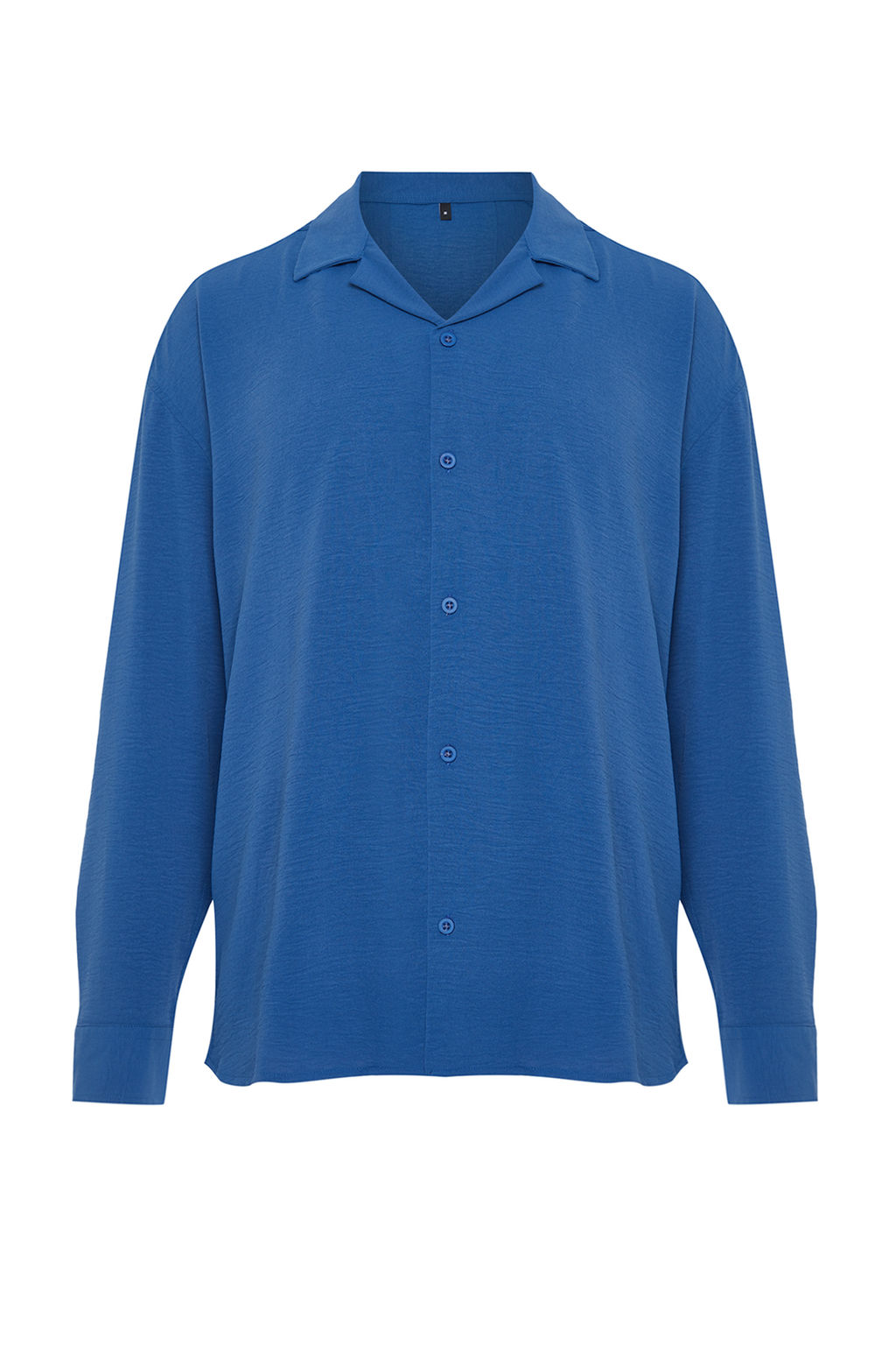 TRENDYOL MAN Beyaz Oversize Fit Apas Yaka Yazl?k Keten Gorunumlu Gomlek TMNSS23GO00053 - Trendyolmilla фото 27