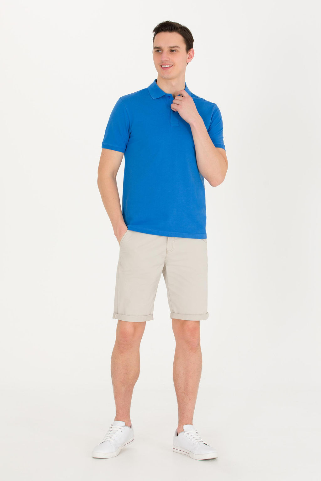 Мужская базовая футболка Sax Polo Neck - U.s. polo assn фото 4