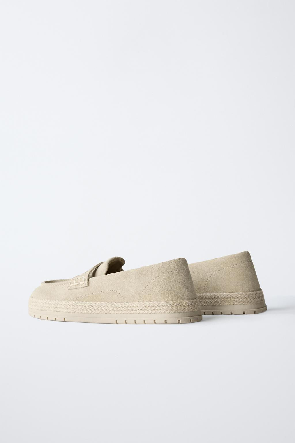 SPORTY SPLIT SUEDE LOAFERS - Zara фото 4