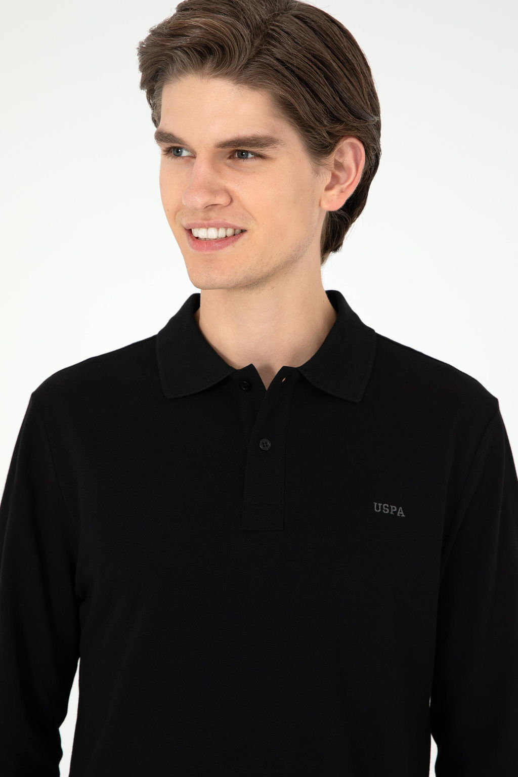 Мужской черный базовый свитшот Неожиданная скидка в корзине - U.s. polo assn фото 2