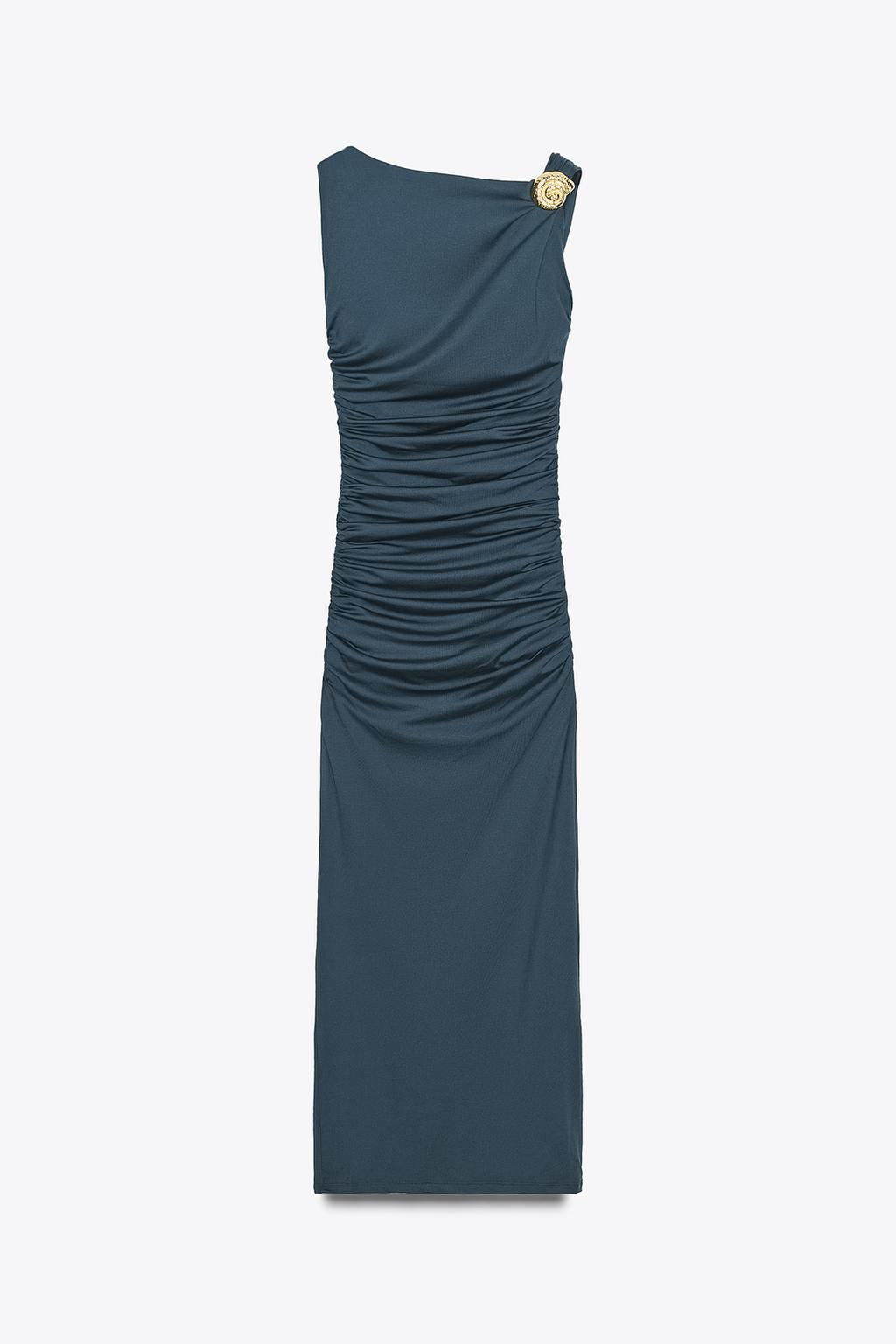 SHELL POLYAMIDE DRESS - Zara фото 4