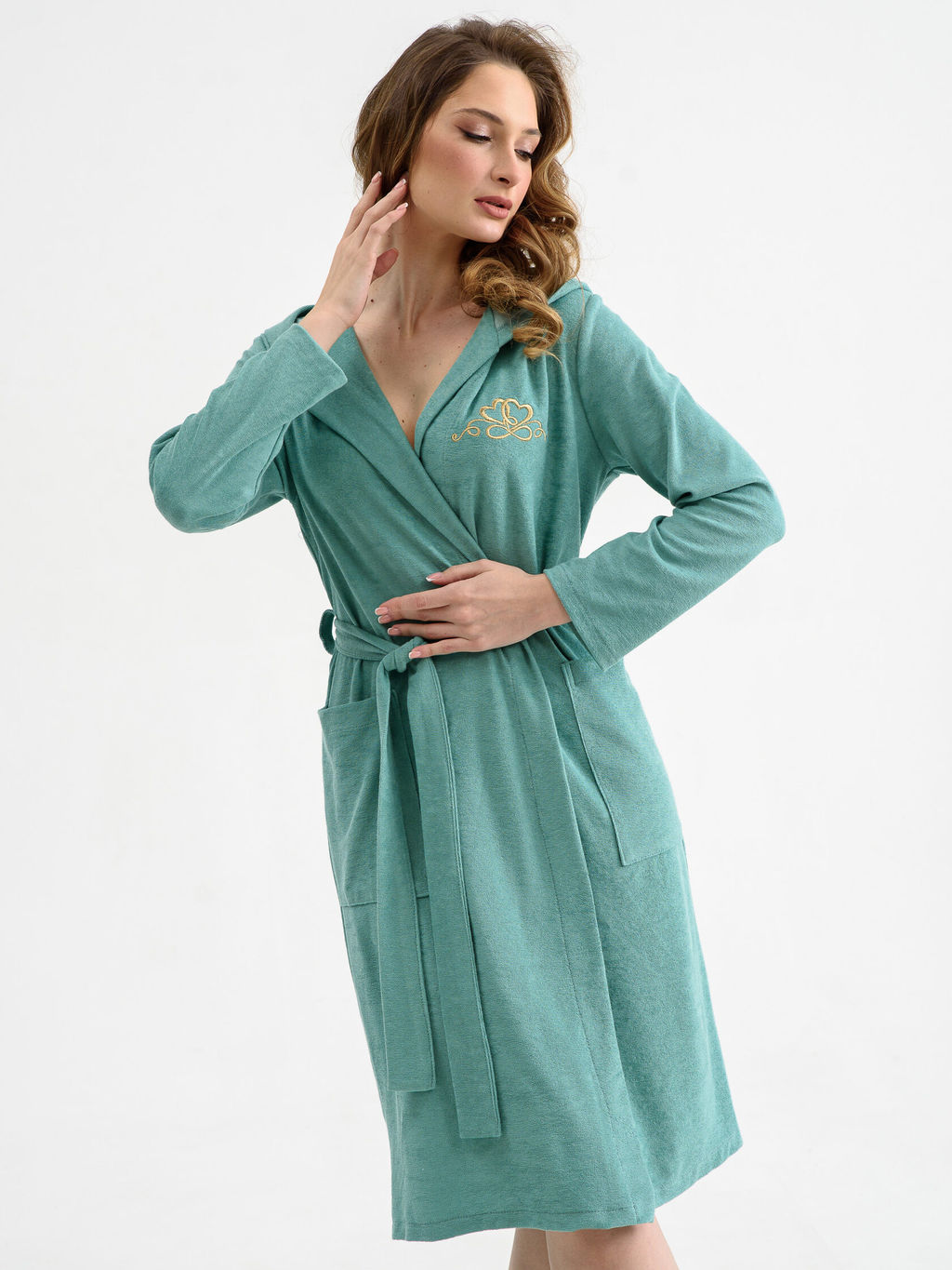 Халат 80% ХЛОПОК Любимая - Оптима фото 22