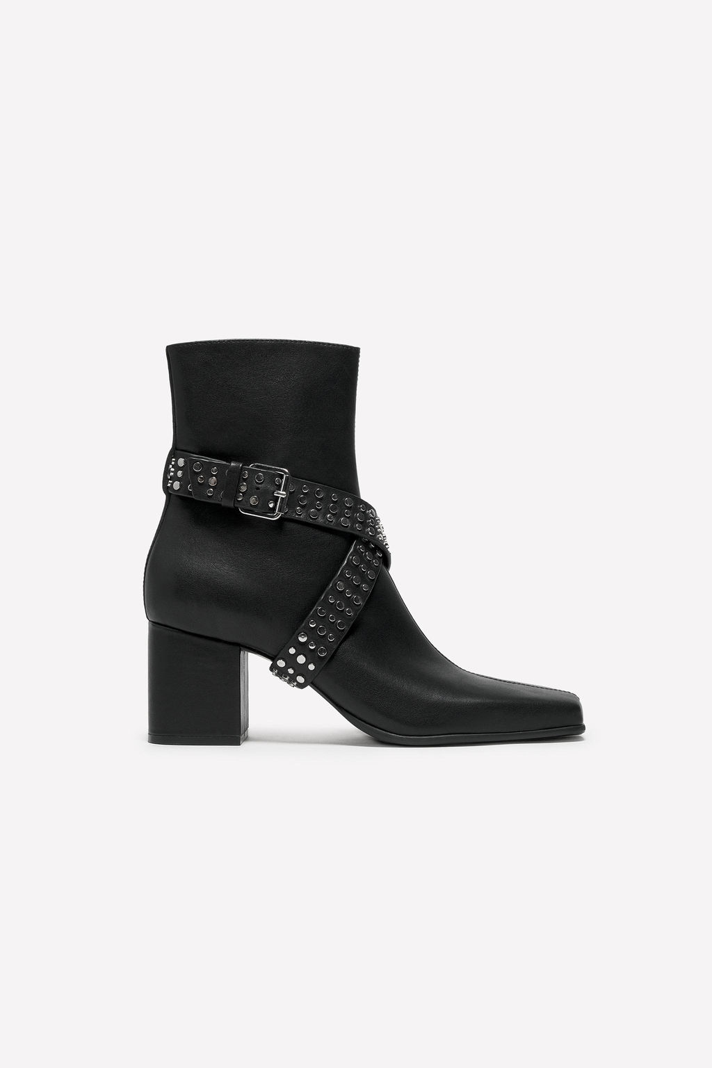 LEATHER HEELED BOOTS LUDOVIC DE SAINT SERNIN x ZARA