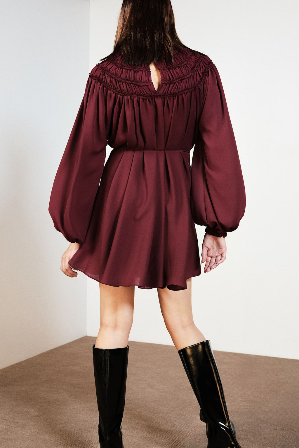 Vestido con canesu fruncido - H&m фото 4