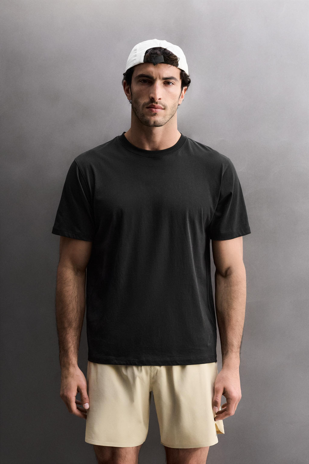 CAMISETA ALGOD?N ENTRENAMIENTO B?SICA / Negro - Zara фото 2