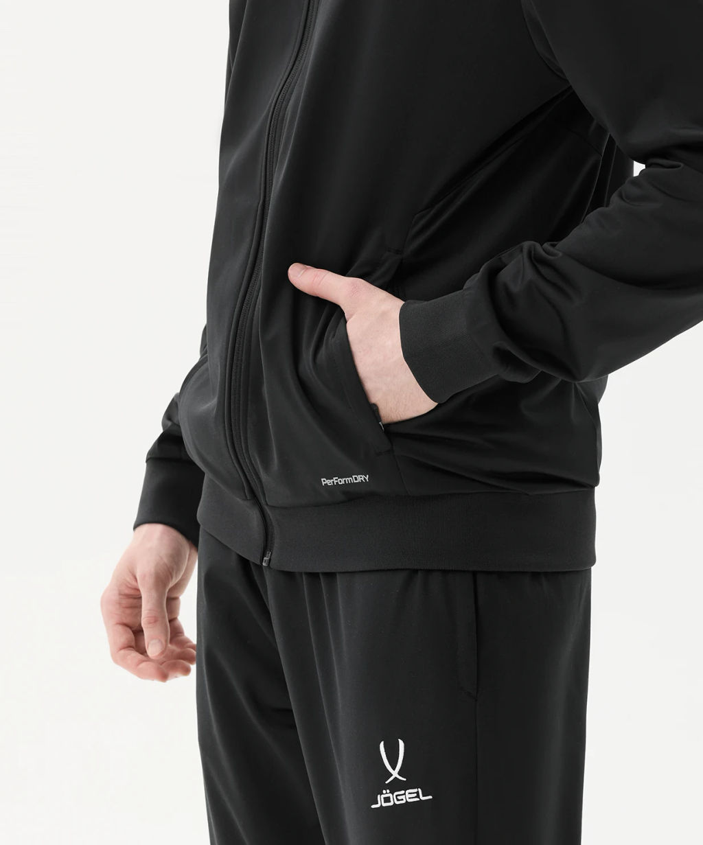 Олимпийка JOGEL DIVISION PerFormDRY Pre-match Knit Jacket, черный  фото 7