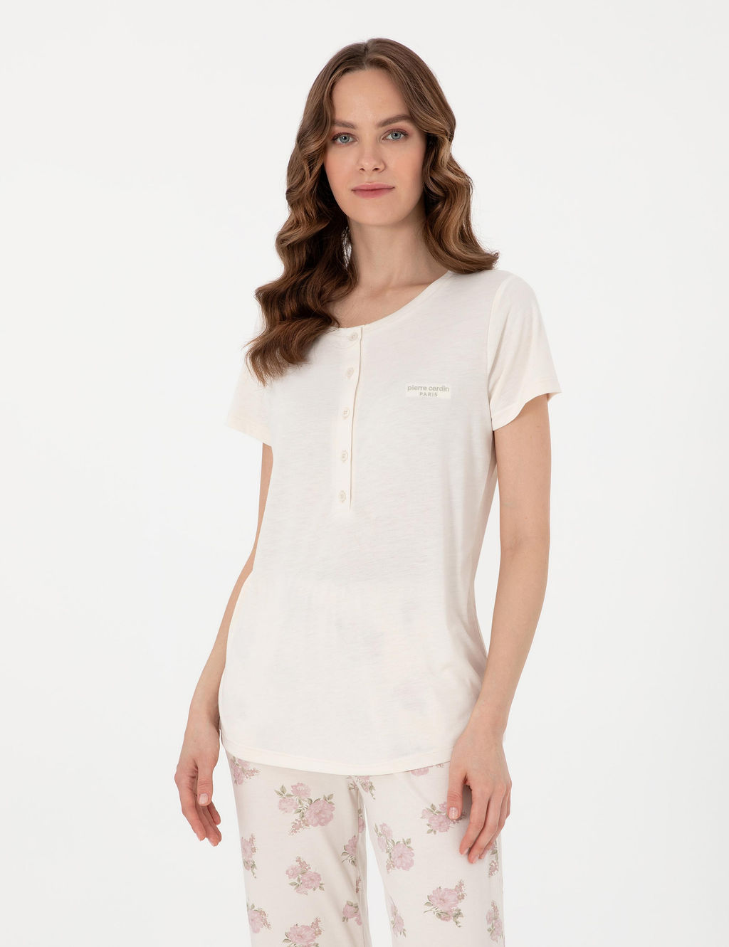 Krem K_sakollu Lohusa Pijama Tak_m_ - Pierre cardin фото 3