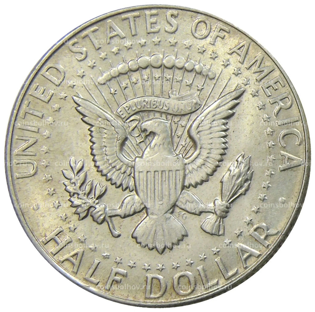 1/2 доллара (50 центов) 1968 года D США
