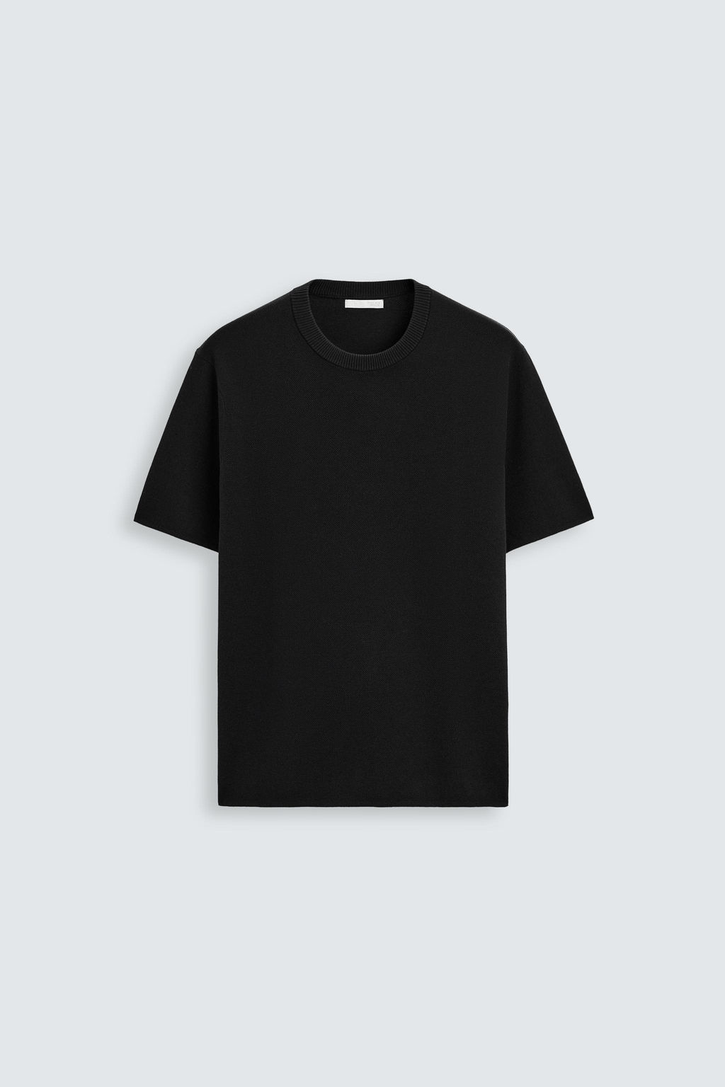 RELAXED FIT KNIT T-SHIRT - Zara фото 6