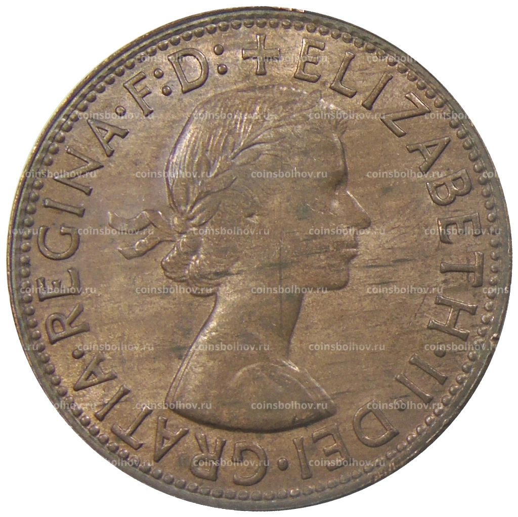 Монета 1 пенни 1964 года Австралия