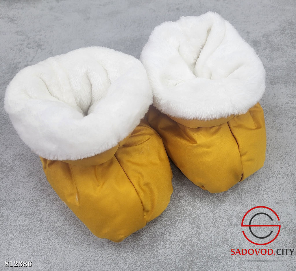 Зимние пинетки для новорожденных