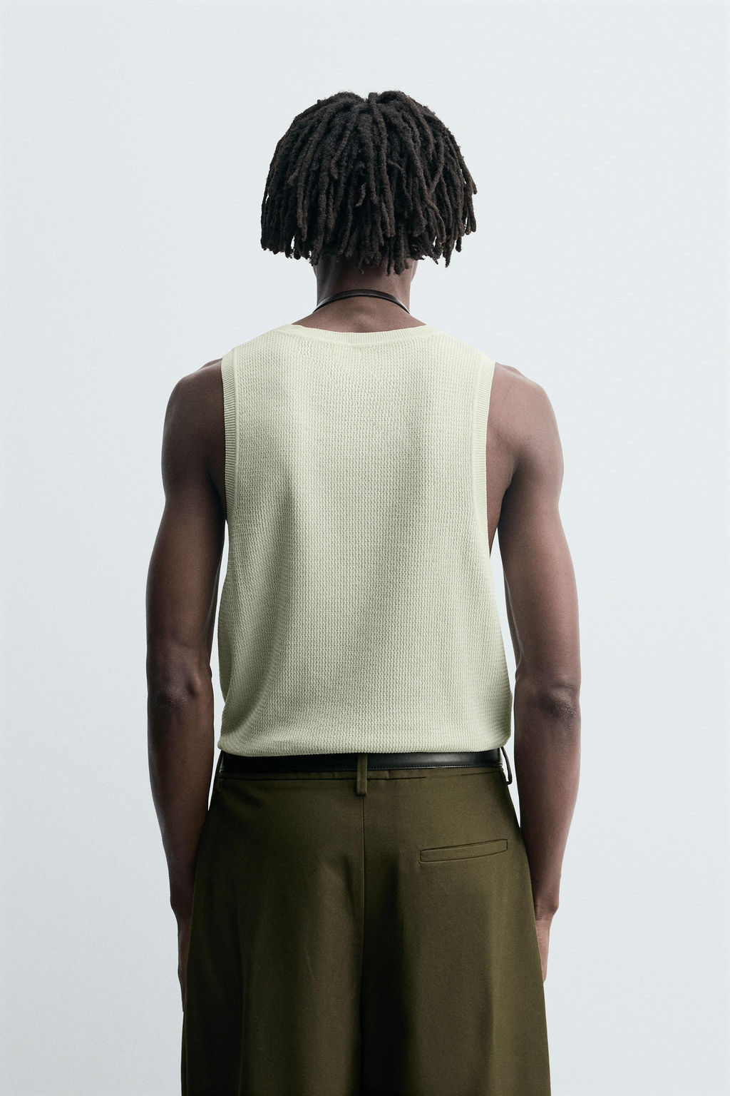 TEXTURED KNIT TANK TOP