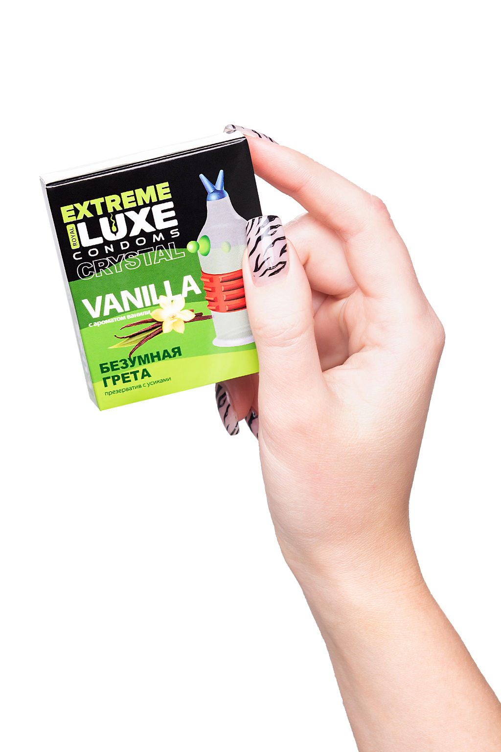 Презервативы Luxe, extreme, Безумная Грета, ваниль, 18 см, 5,2 см, 1 шт.  фото 7