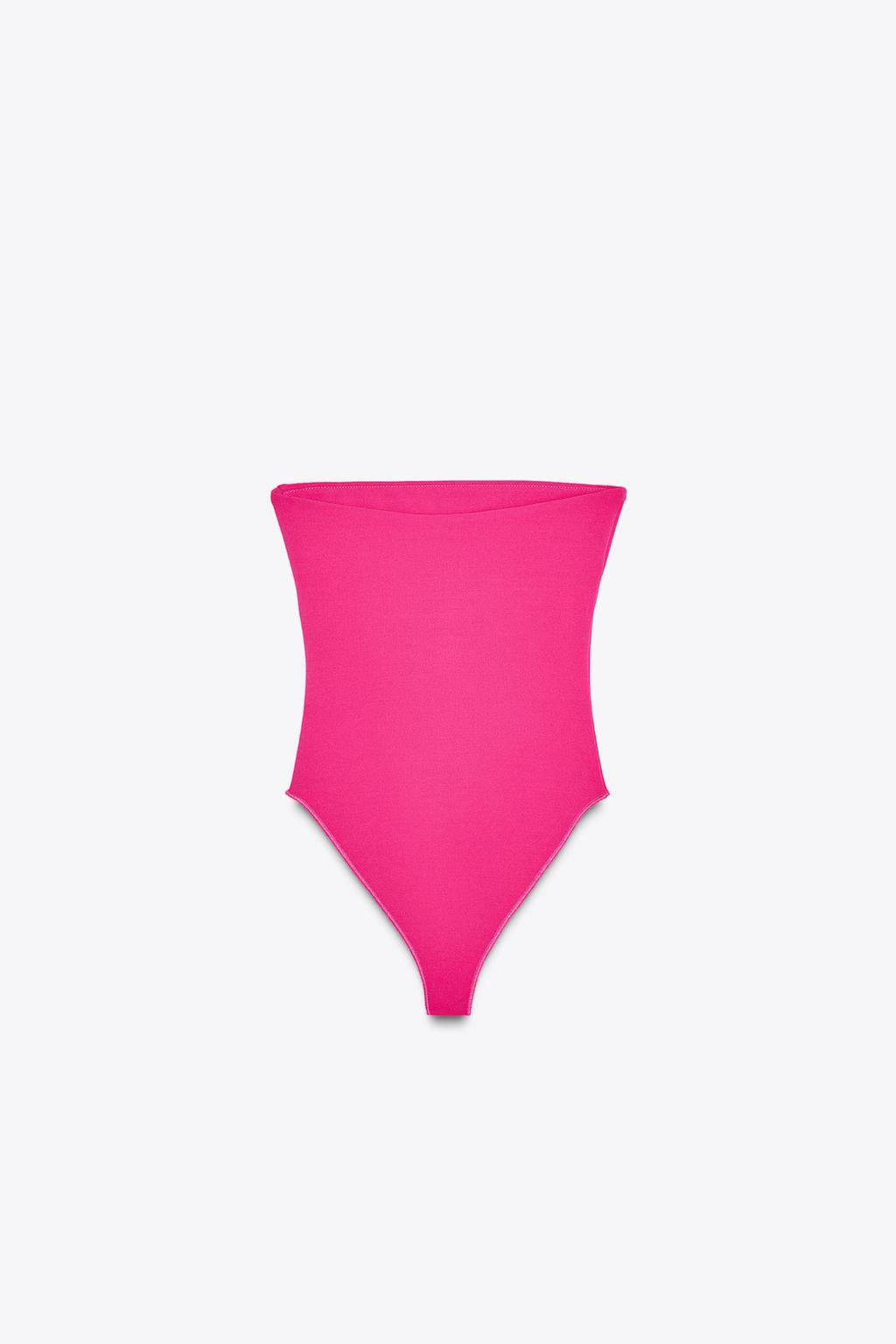 STRETCH BANDEAU BODYSUIT - Zara фото 25