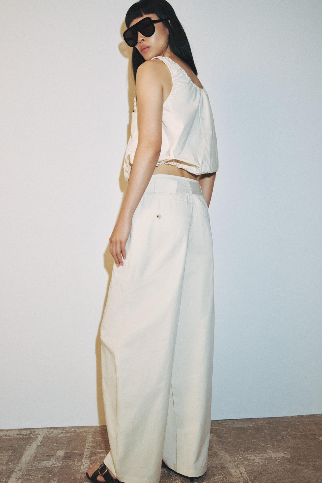 PANTAL?N BAGGY CINTUR?N / Crudo - Zara фото 3