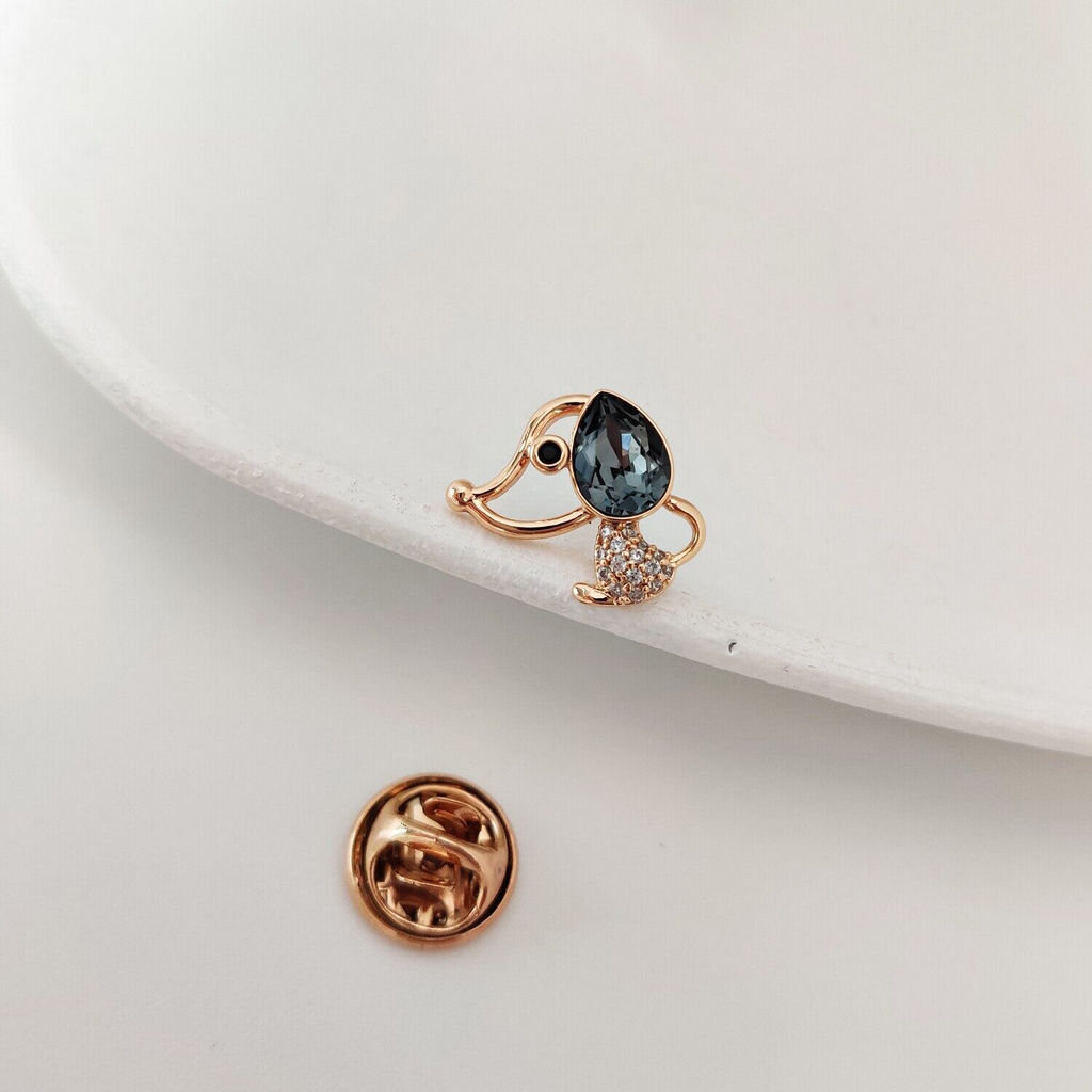 Брошь-значок с кристаллами Swarovski - Vel vett фото 3